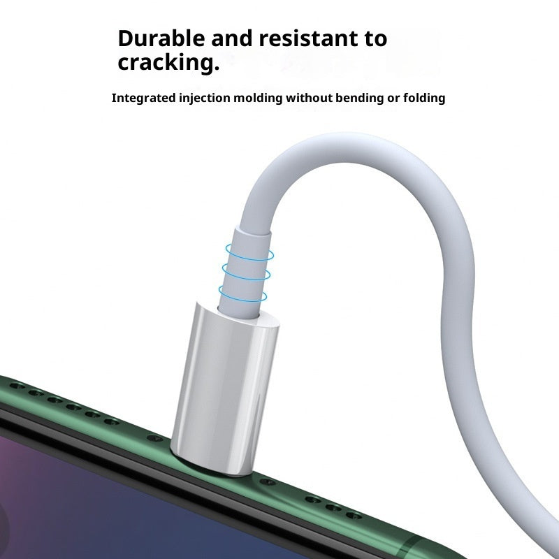 White USB Type-C Fast Charging Data Cable