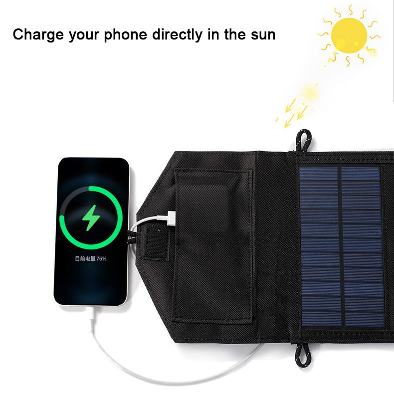 30W Portable Solar Panel with Foldable Bag