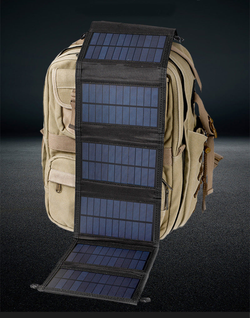 30W Portable Solar Panel with Foldable Bag