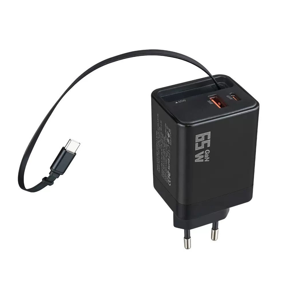 Chargeur de téléphone à câble flexible PD40W