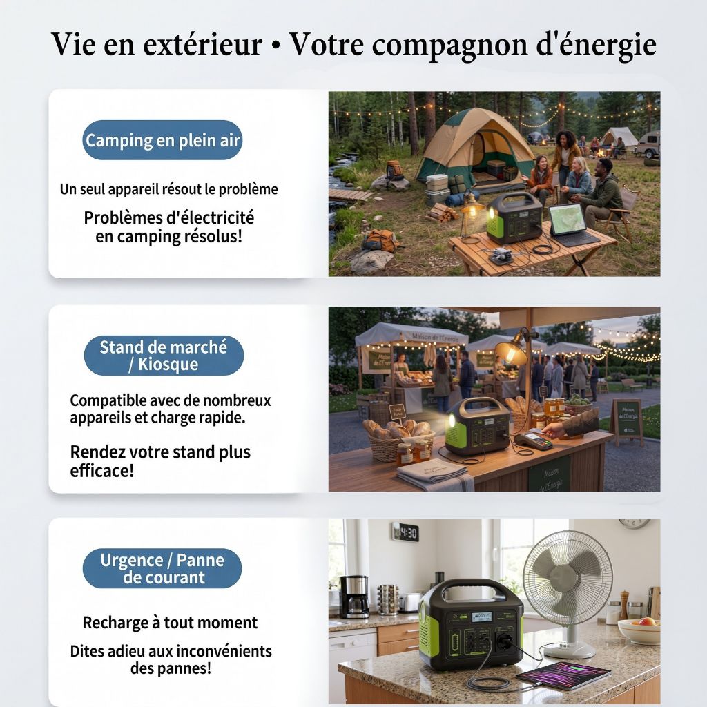 Station électrique portable 300W 256wh HelioPack