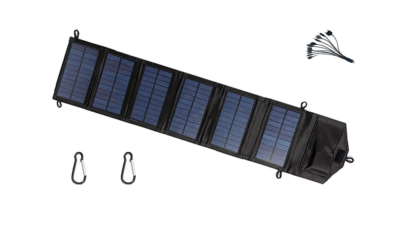 30W Portable Solar Panel with Foldable Bag