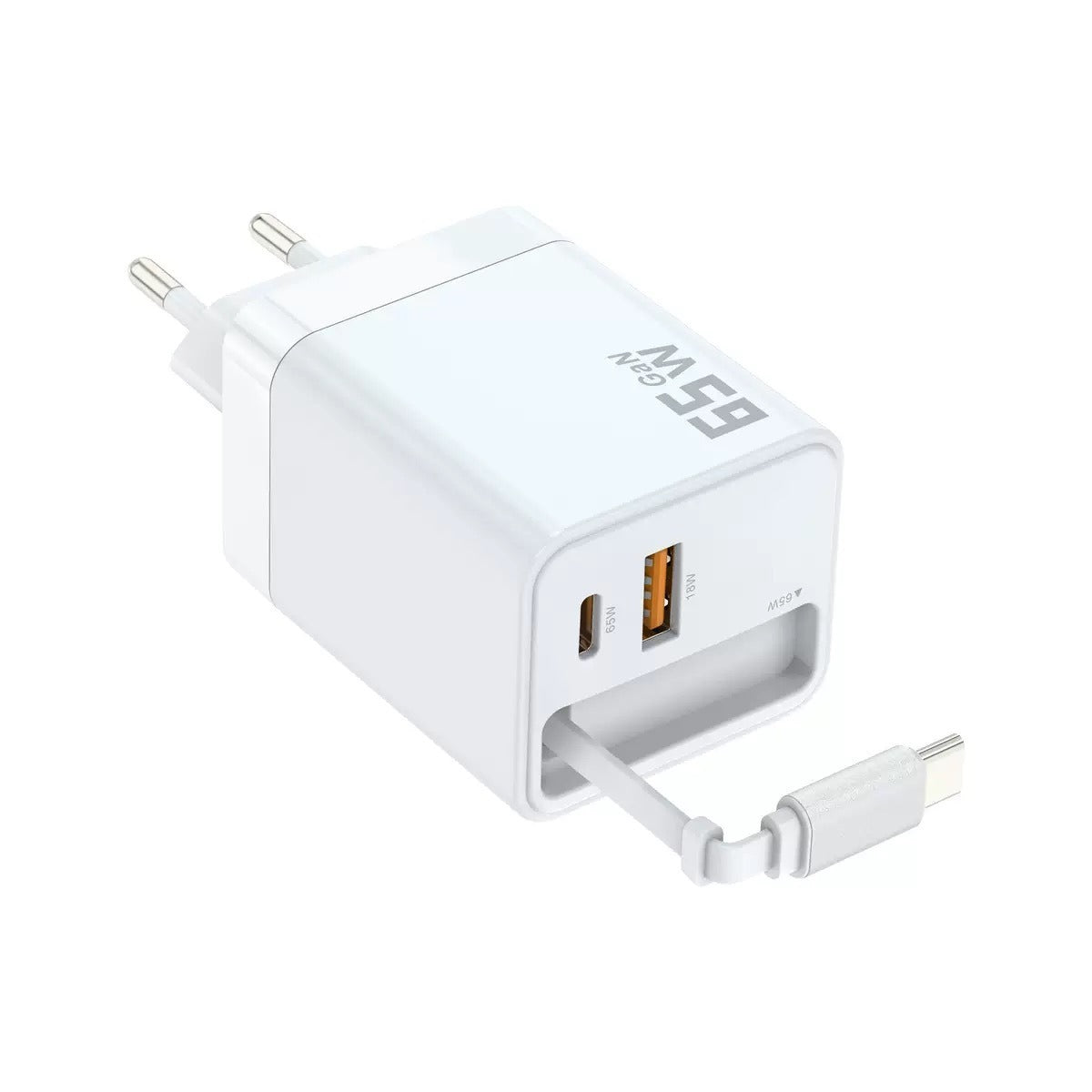 Chargeur de téléphone à câble flexible PD40W