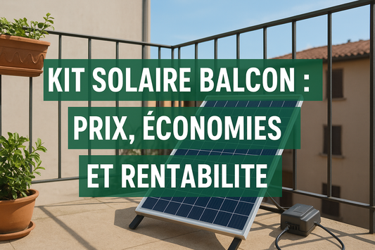 Kit solaire balcon : prix, économies et rentabilité