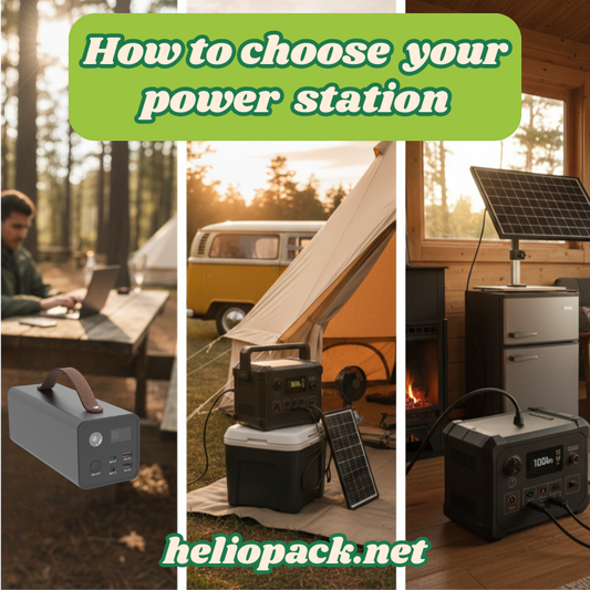 How to choose your power station - HelioPack