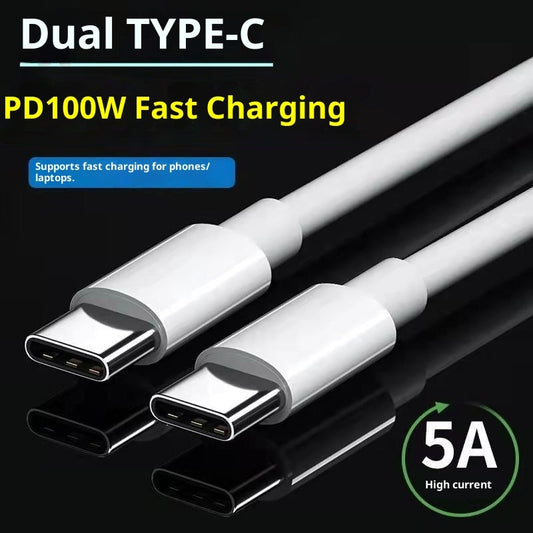 White USB Type-C Fast Charging Data Cable