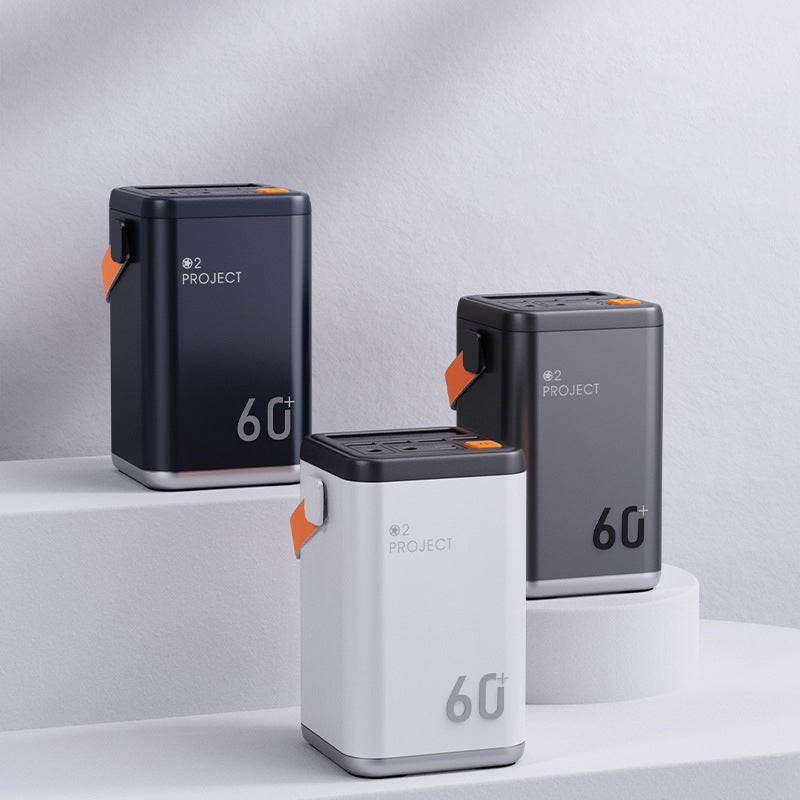 60,000 mAh Portable Power Station – 100W PD 3 Ultra-Fast Charging.