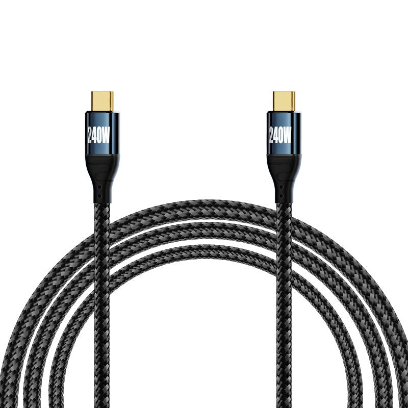 240W USB-C to USB-C PD 3.1 Cable – Ultra-Fast Charging & Braided Nylon