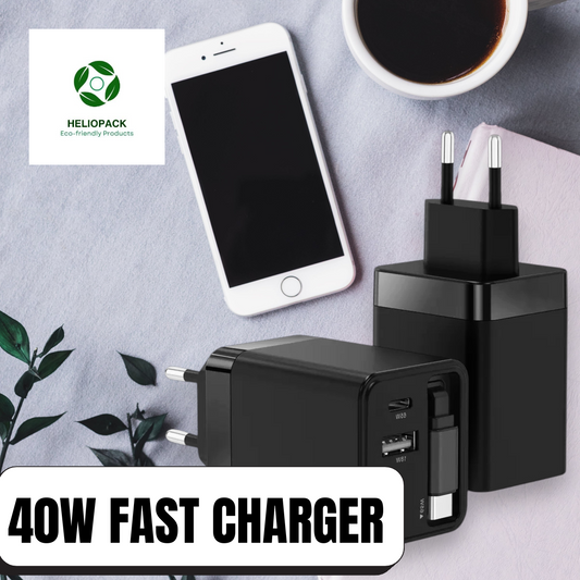 PD40W Flexible Cable Phone Charger