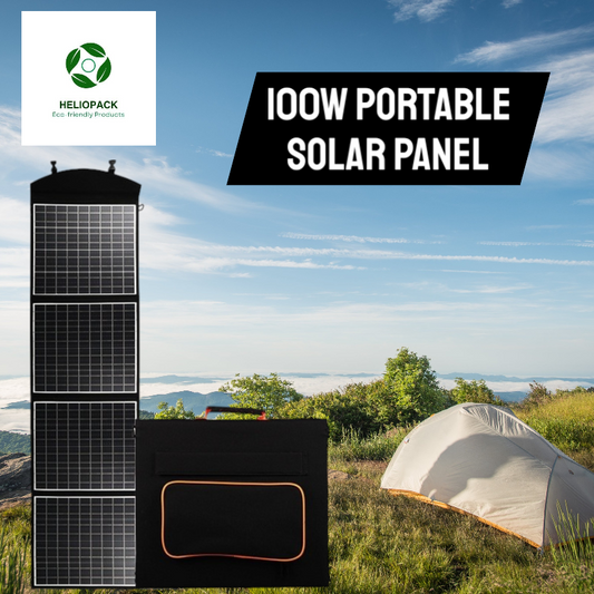 100w foldable solar panel