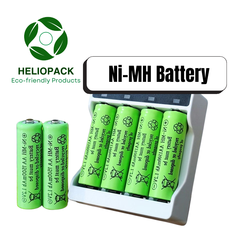 Rechargeable Battery Set (No. 5 AA/ No. 7 AAA) with Charger