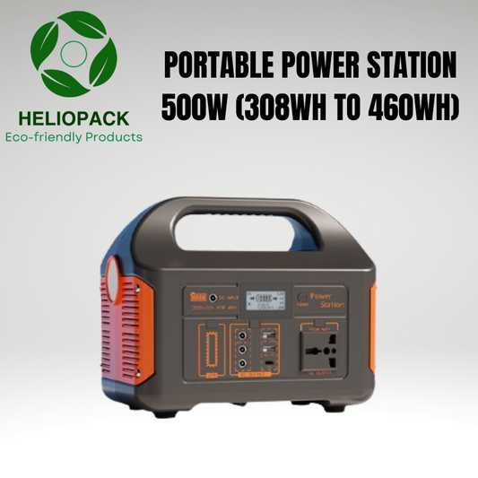 HelioPack 500W Portable Power Station - Station électrique portable LiFePO4.