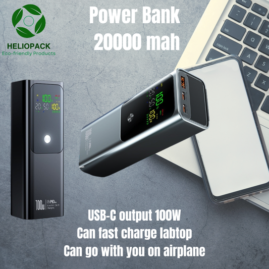 Ultra-Fast Power Bank 100W – 20,000 mAh