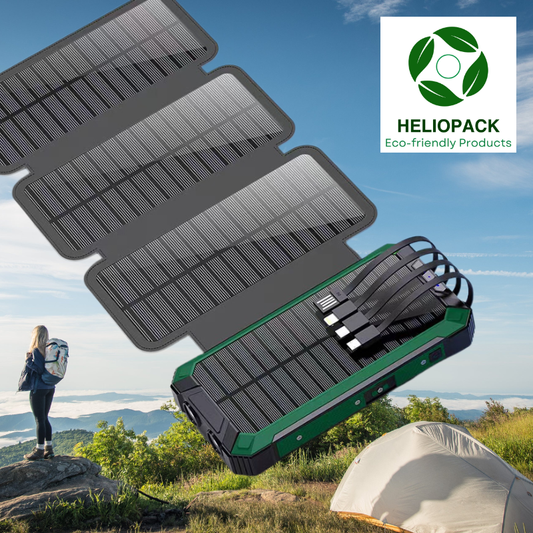 20,000 mAh Solar Power Bank – 4 Foldable Panels