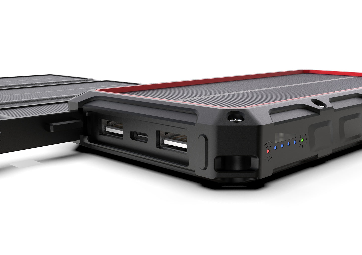 High-Performance 20,000 mAh Solar Power Bank – 4 Foldable Panels